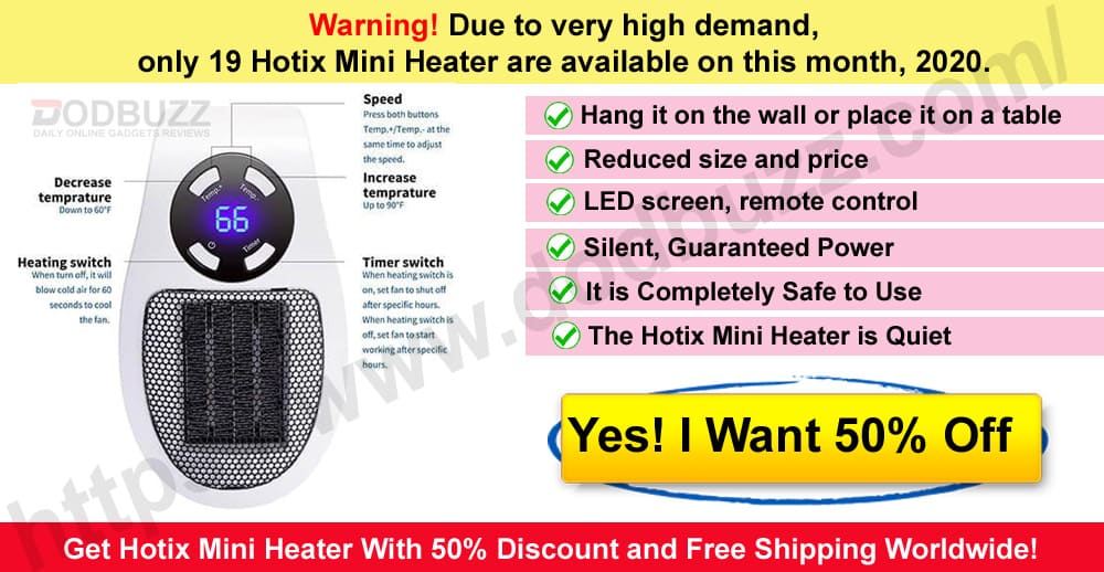 Hotix Mini Heater Reviews Where to Buy