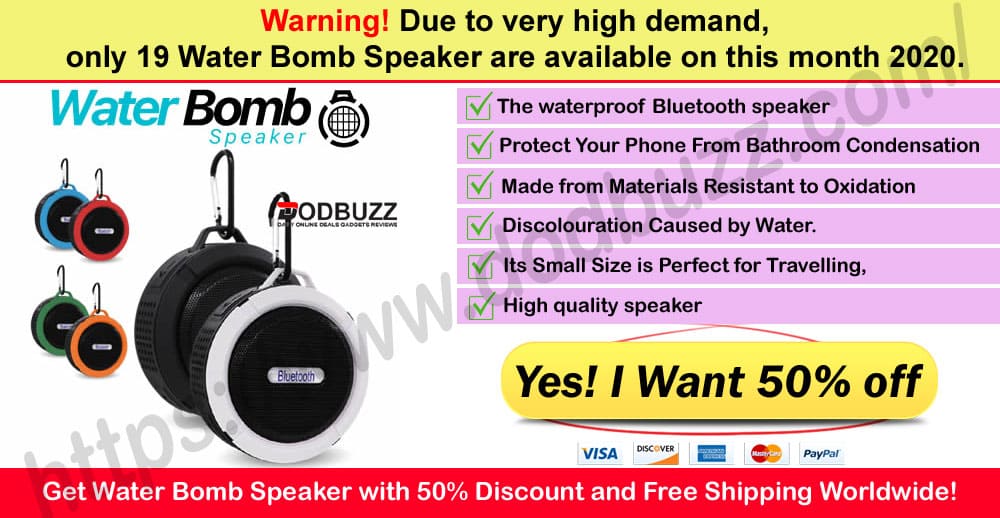 Water Bomb Speaker Where to Buy