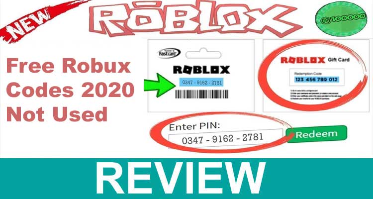 Free Robux Gift Cards Not Used