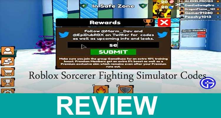 Release Sorcerer Fighting Simulator Codes 2021