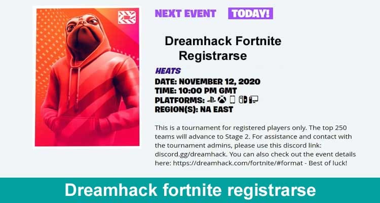 Dreamhack fortnite registrarse 2021.