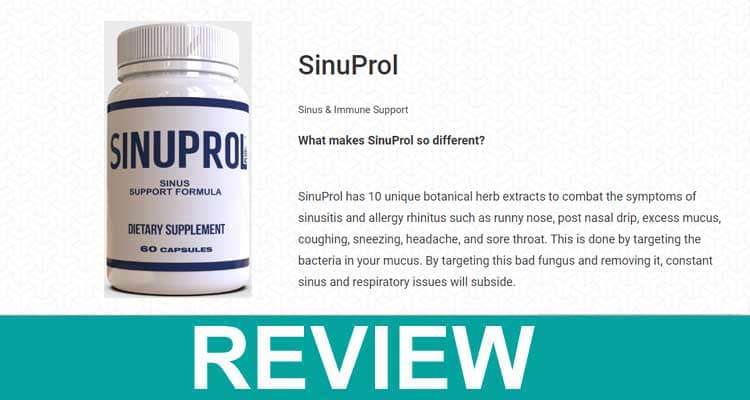 Sinuprol Reviews 2021.