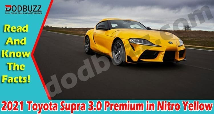 2021 Toyota Supra 3.0 Premium in Nitro Yellow Dodbuzz
