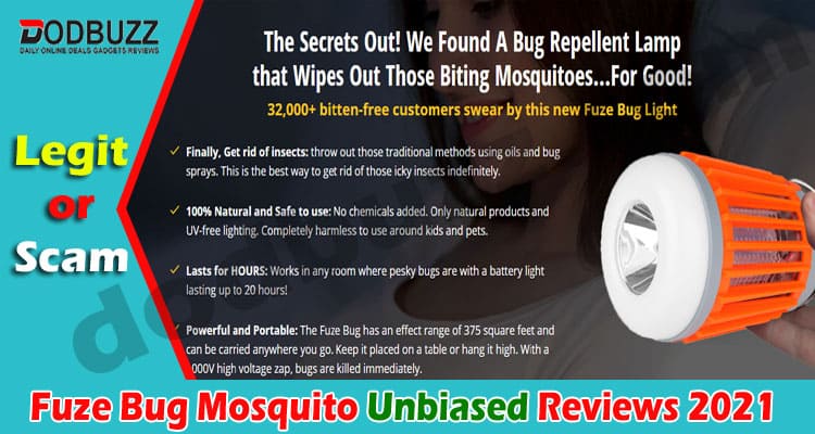 Fuze Bug Mosquito Reviews 2021.