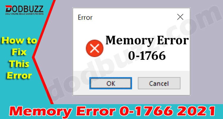 Memory Error 0-1766 2021.
