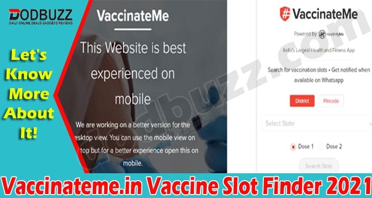 Vaccinateme.in Vaccine Slot Finder {May 2021} Read Here!