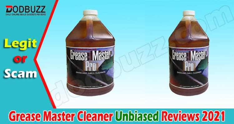 Grease Master Cleaner Reviews (June) Is This Legit Item