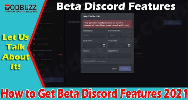 Latest News Get Beta Discord Features