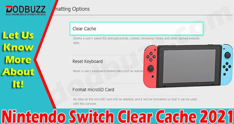 Nintendo Switch Clear Cache 2021.