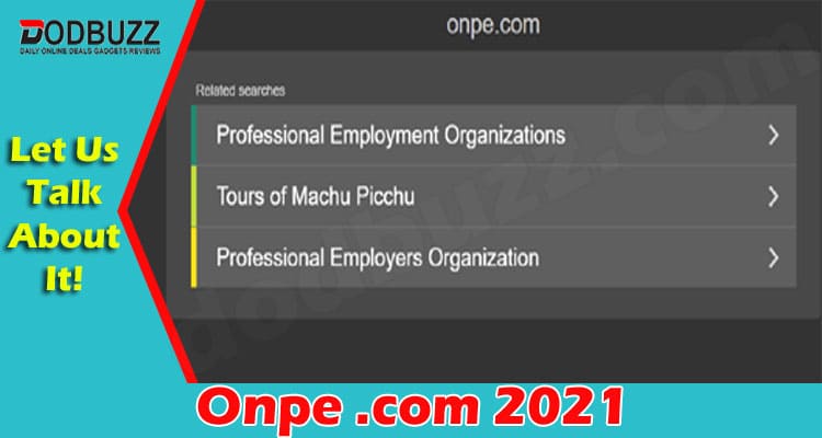 Onpe .com 2021 (June) Everything You Need To Know!