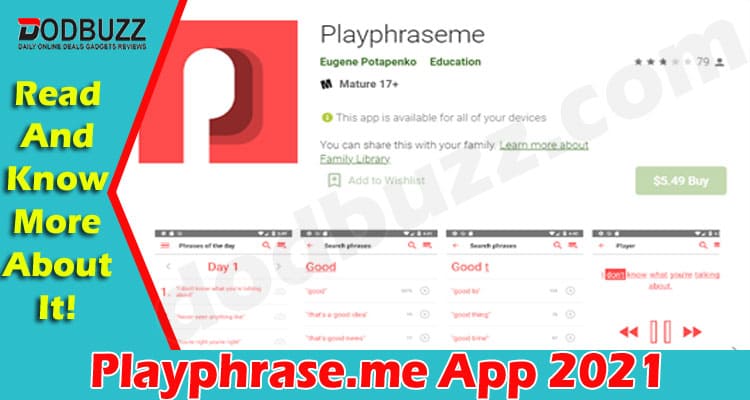 Playphrase.me App 2021