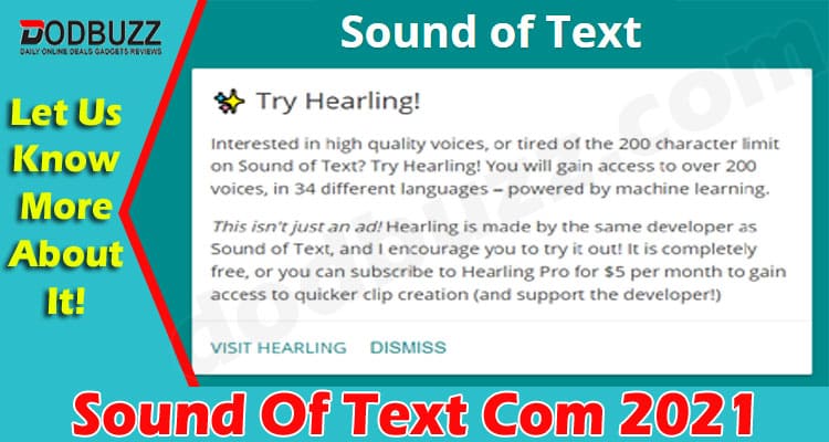 Sound Of Text Com (Jun) What Is This Portal About
