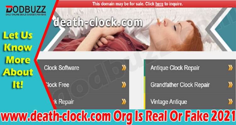 www.death-clock.com org Is Real Or Fake 2021