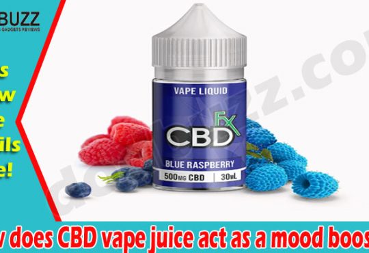 How does CBD vape juice act as a mood booster.