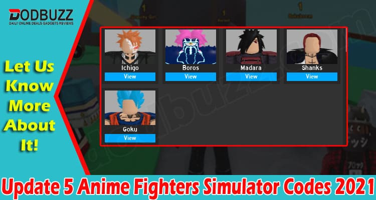 Read All Information 5 Anime Fighters Simulator Codes