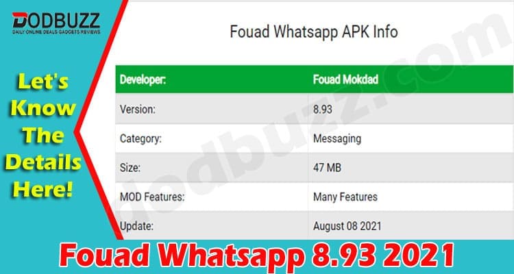 Fouad whatsapp new version 2021