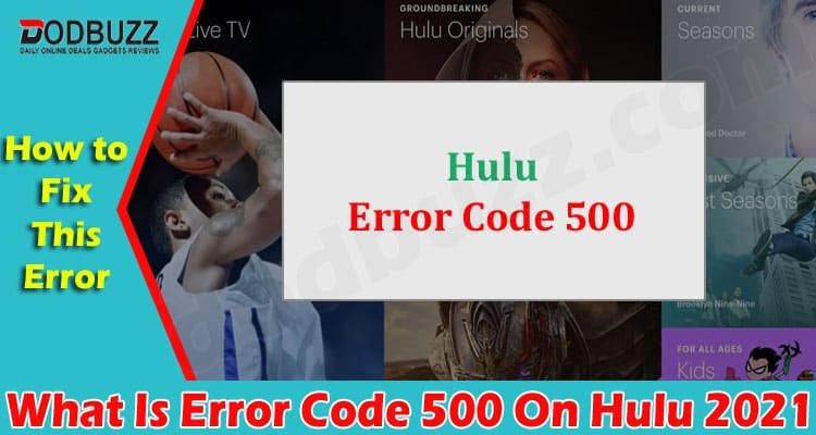 What Is Error Code 500 On Hulu 2021