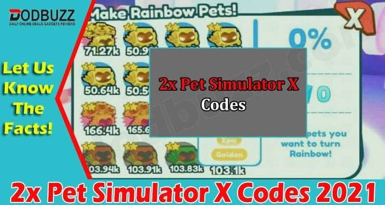 Pet simulator x codes exclusive pets