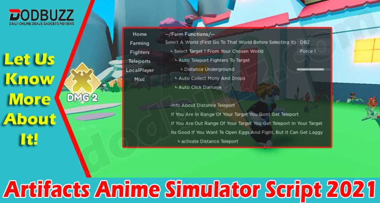 Gaming Tips Artifacts Anime Simulator Script