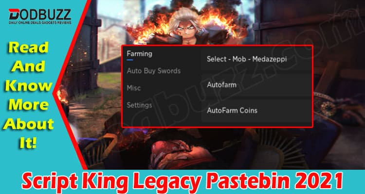 Gaming Tips Script King Legacy Pastebin