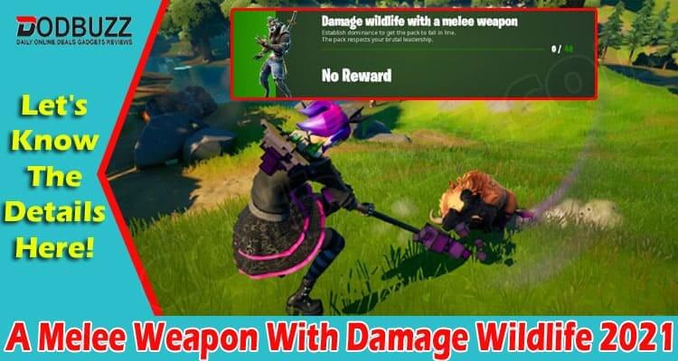 Gaming Tips Melee Weapon With Damage Wildlife