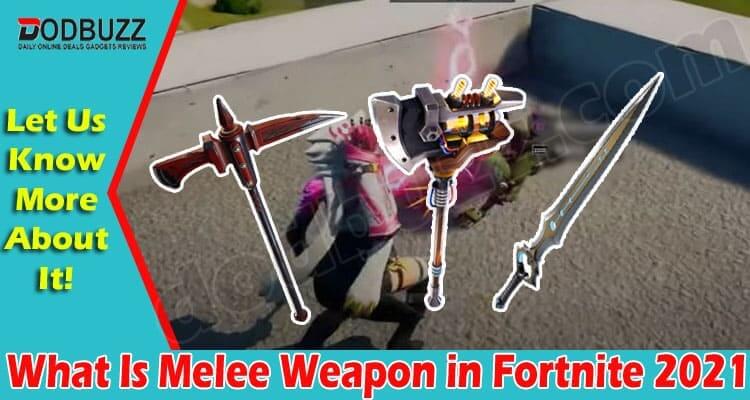 Gaming Tips Melee Weapon in Fortnite