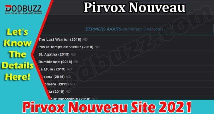 Latest News Pirvox Nouveau Site