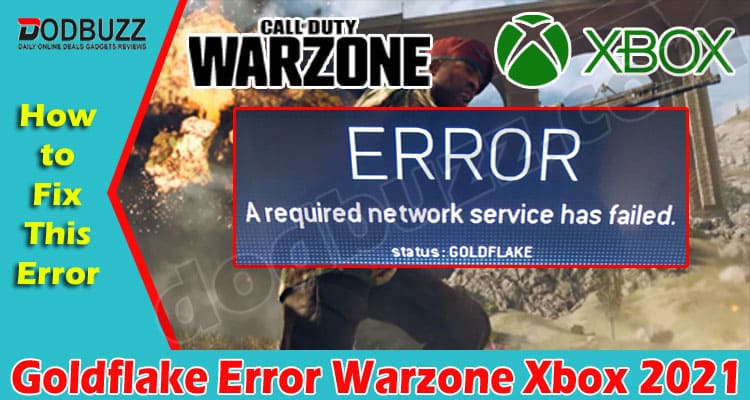 Gaming Tips Goldflake Error Warzone Xbox