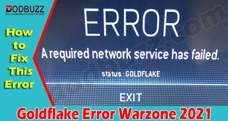 Gaming Tips Goldflake Error Warzone