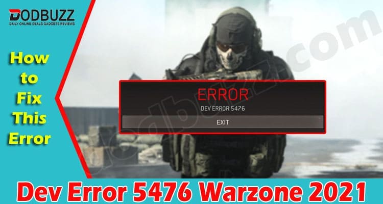 Latest News Dev Error 5476 Warzone