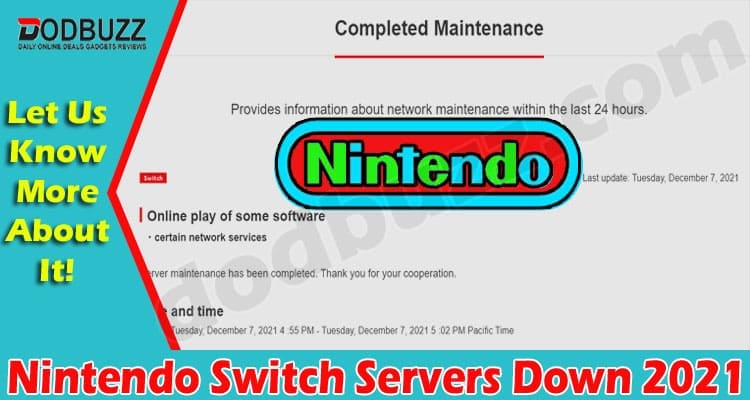 Latest News Nintendo Switch Servers Down