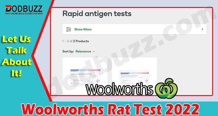 Latest News Woolworths Rat Test