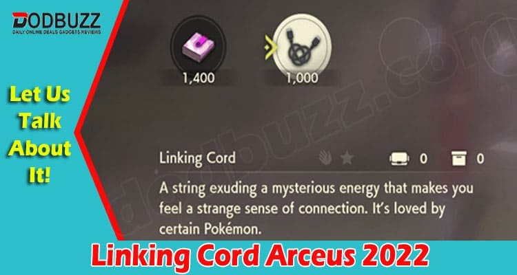 Gaming Tips Linking Cord Arceus