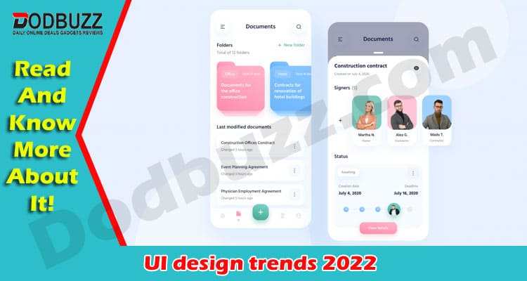 Latest News UI design trends