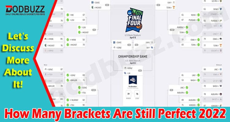 Latest News How Many Brackets Are Still Perfect
