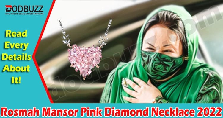 Latest News Rosmah Mansor Pink Diamond Necklace