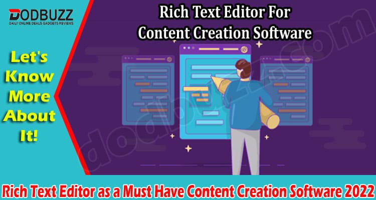 Complete Information Rich Text Editor