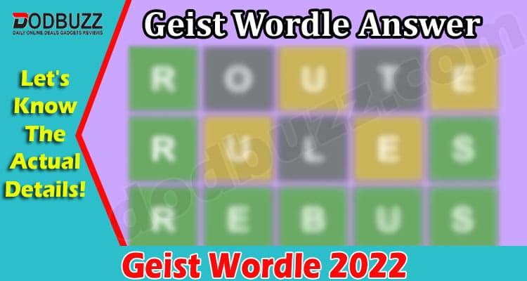 Gaming Tips Geist Wordle