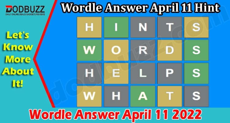 Latest News Wordle Answer April 11
