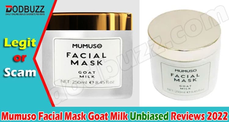 Mumuso Facial Mask Goat Milk Product Review