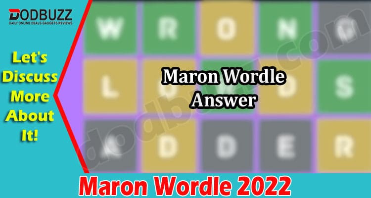 Gaming Tips Maron Wordle