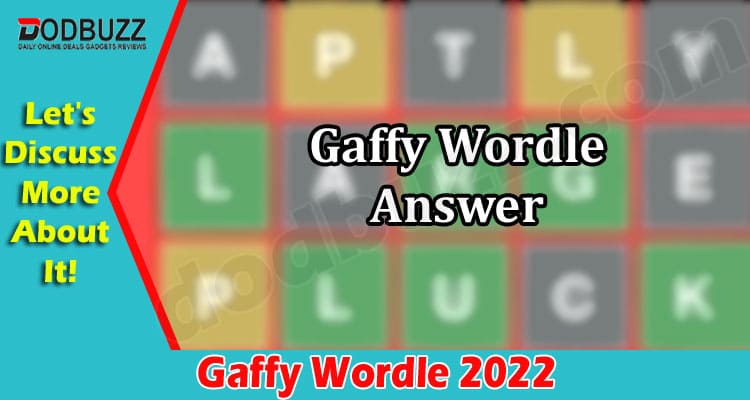 Gaming Tips Gaffy Wordle