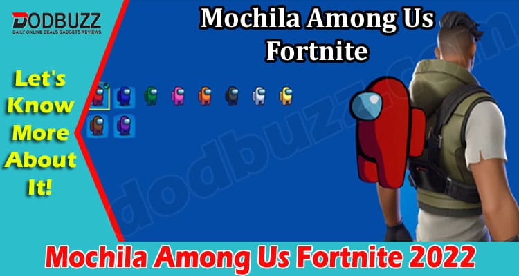 Gaming Tips Mochila Among Us Fortnite