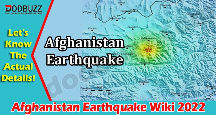 Latest News Afghanistan Earthquake Wiki