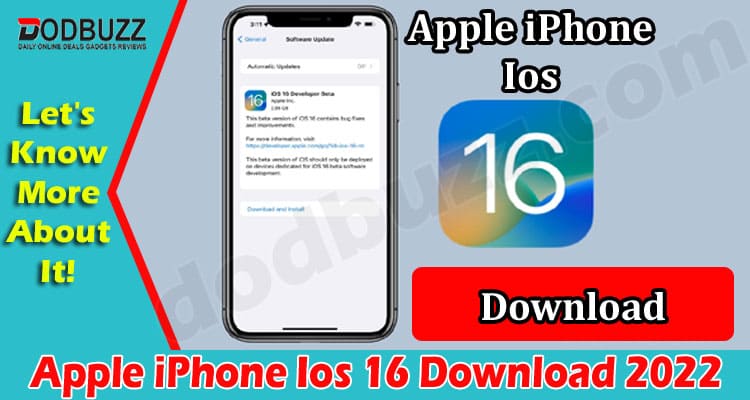 Latest News Apple iPhone Ios 16 Download