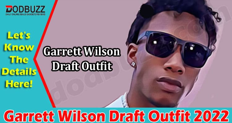 Latest News Garrett Wilson Draft Outfit