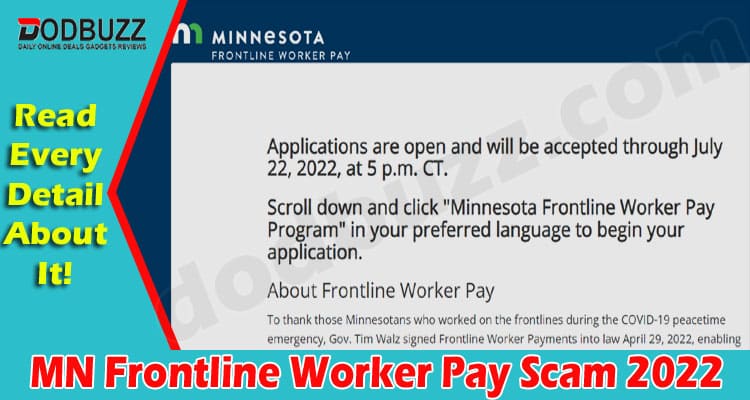 Latest News MN Frontline Worker Pay Scam