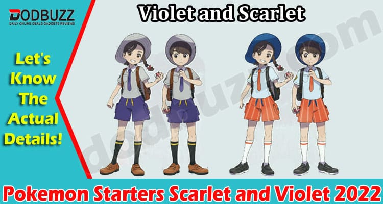 Latest News Pokemon Starters Scarlet and Violet