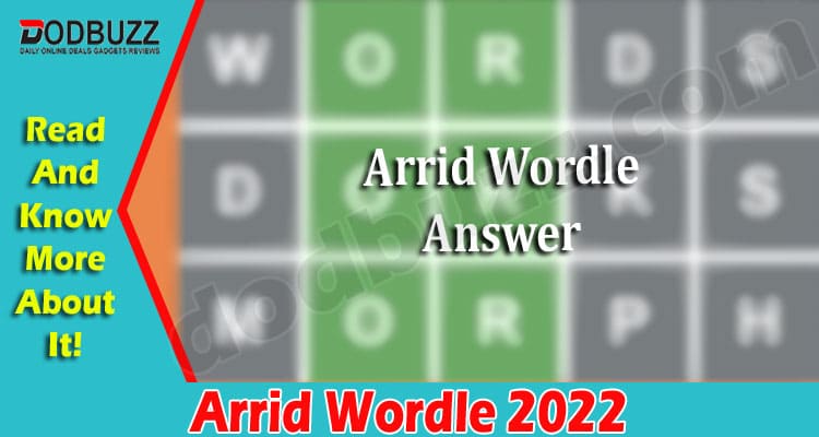 Gaming Tips Arrid Wordle