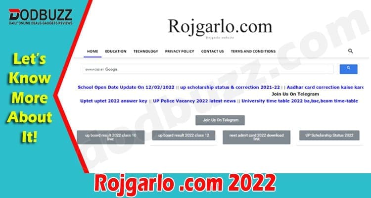 Latest News Rojgarlo .com